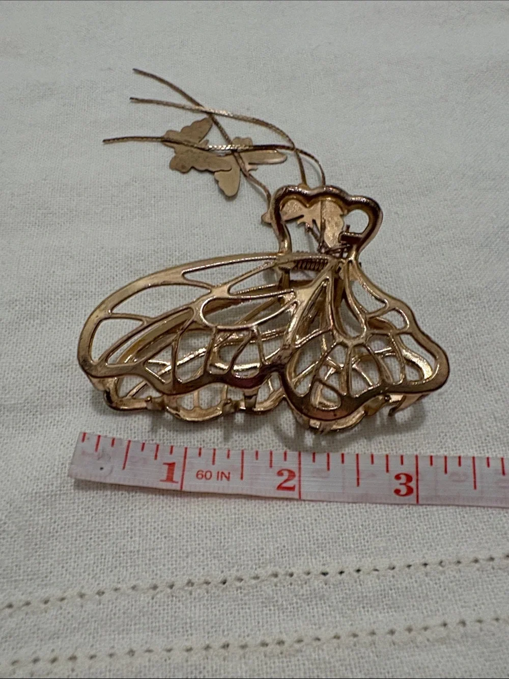 Gold Butterfly Hairclip